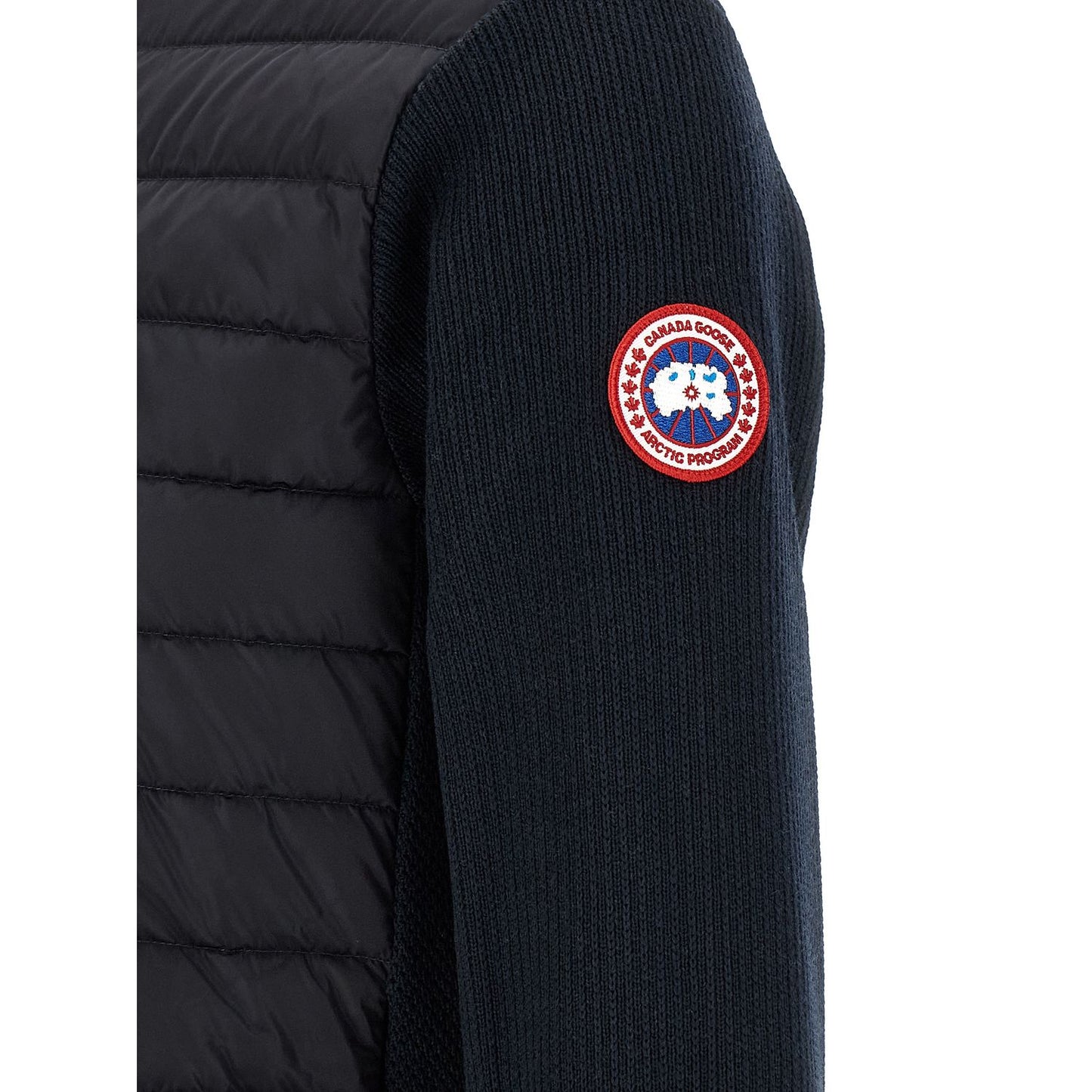 Canada Goose Black Wool Full-Length Jacket