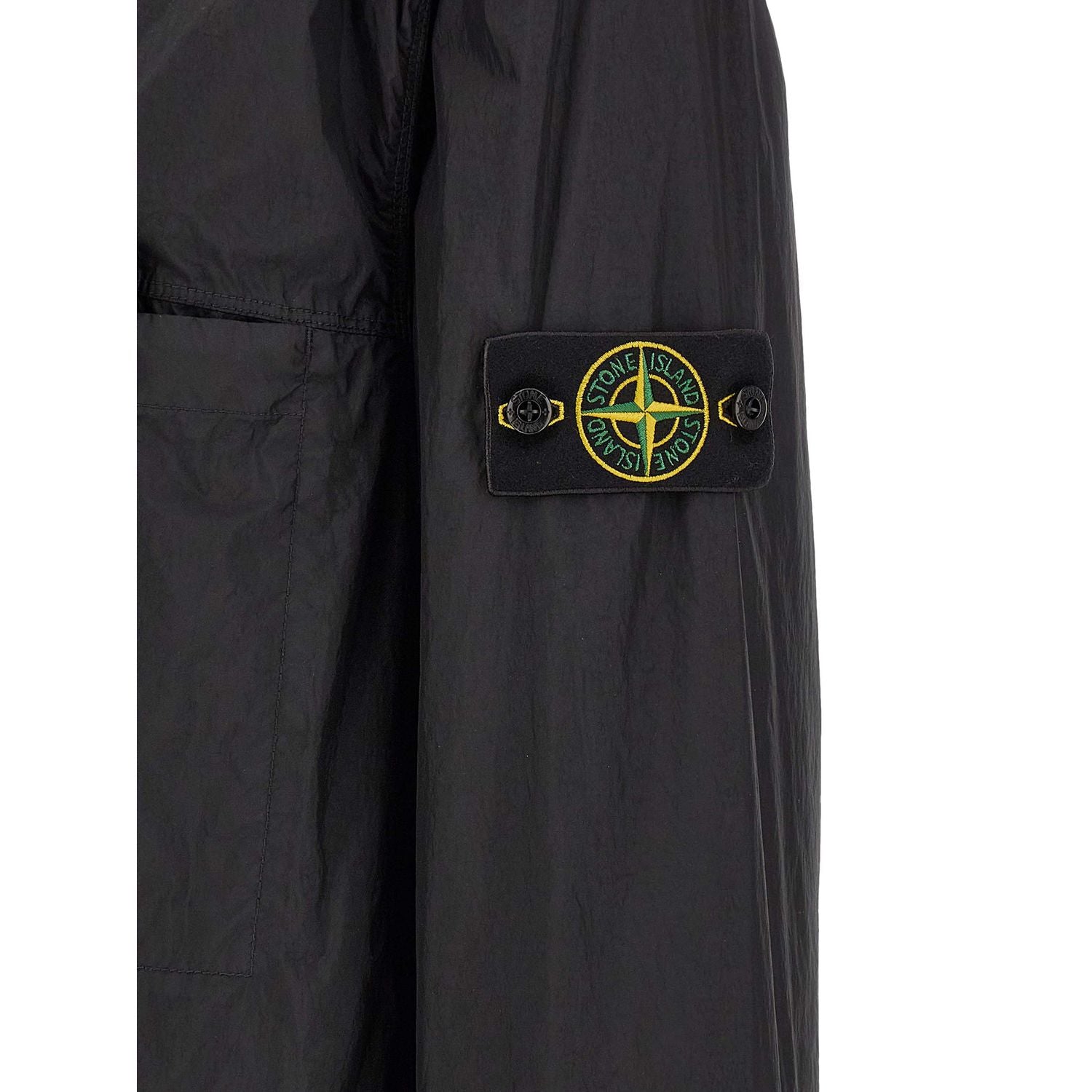 Stone Island Black Polyamide Shell Jacket