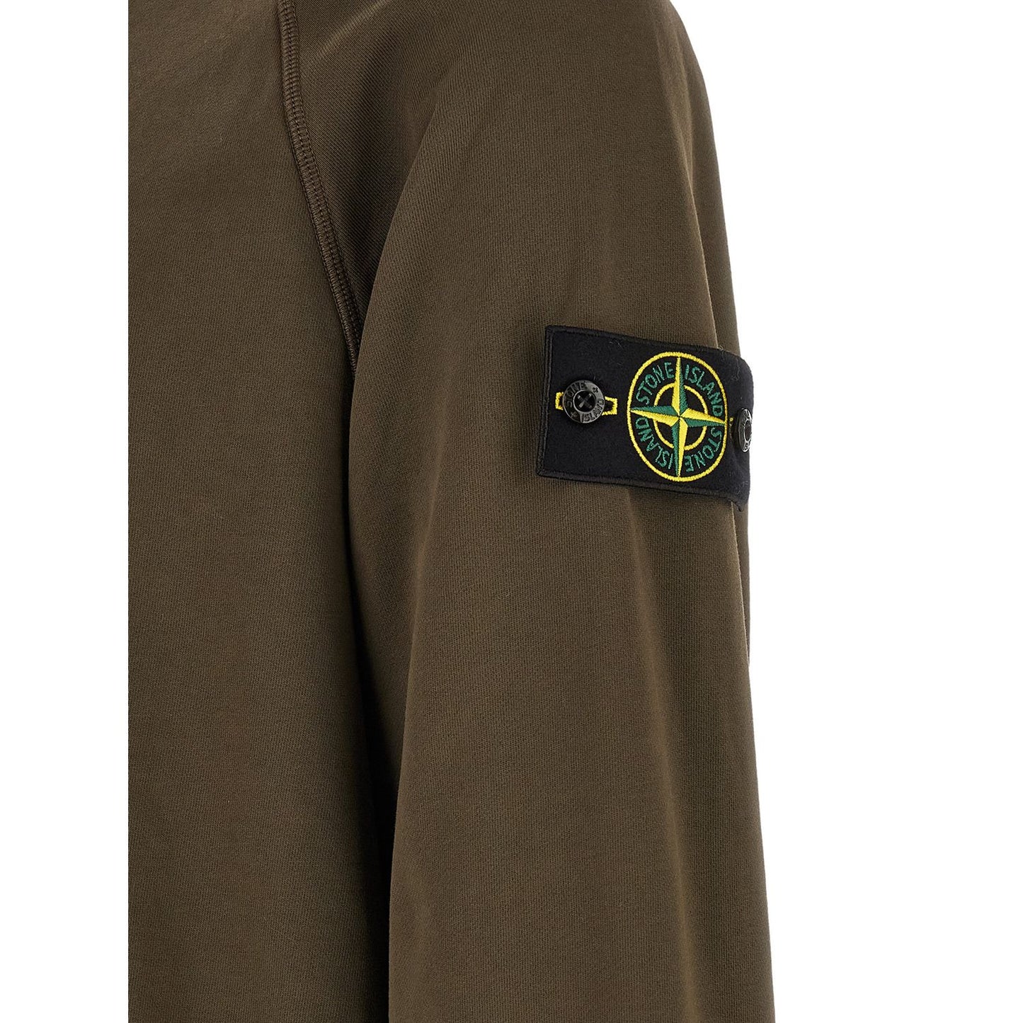 Stone Island Gray Cotton Sweatshirt