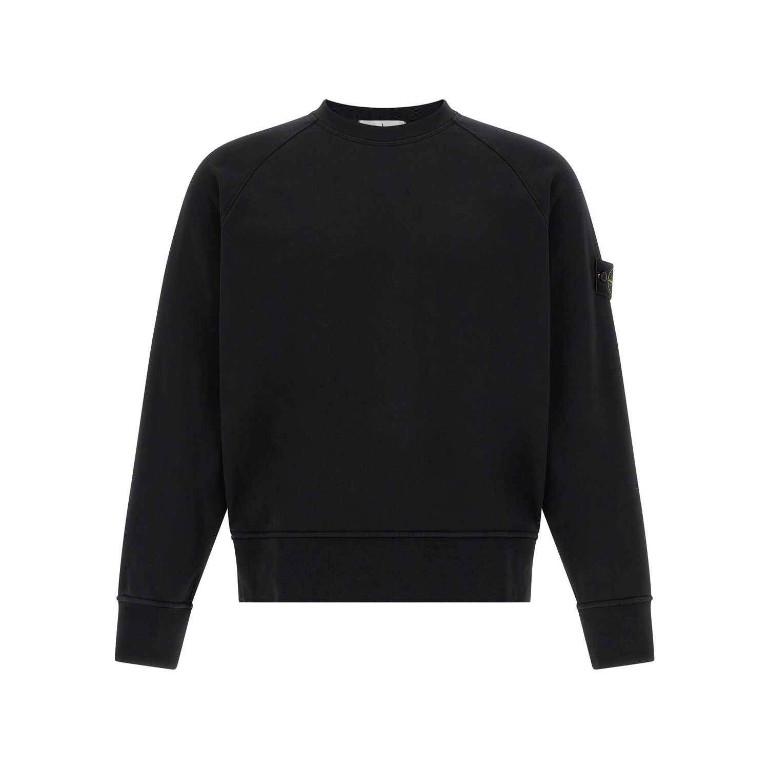 Stone Island Black Cotton Sweatshirt