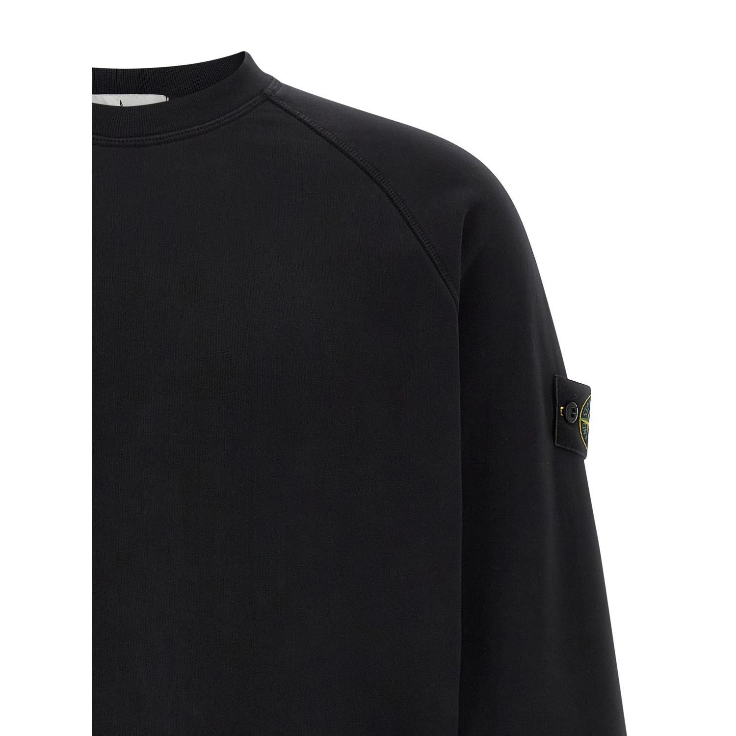 Stone Island Black Cotton Sweatshirt