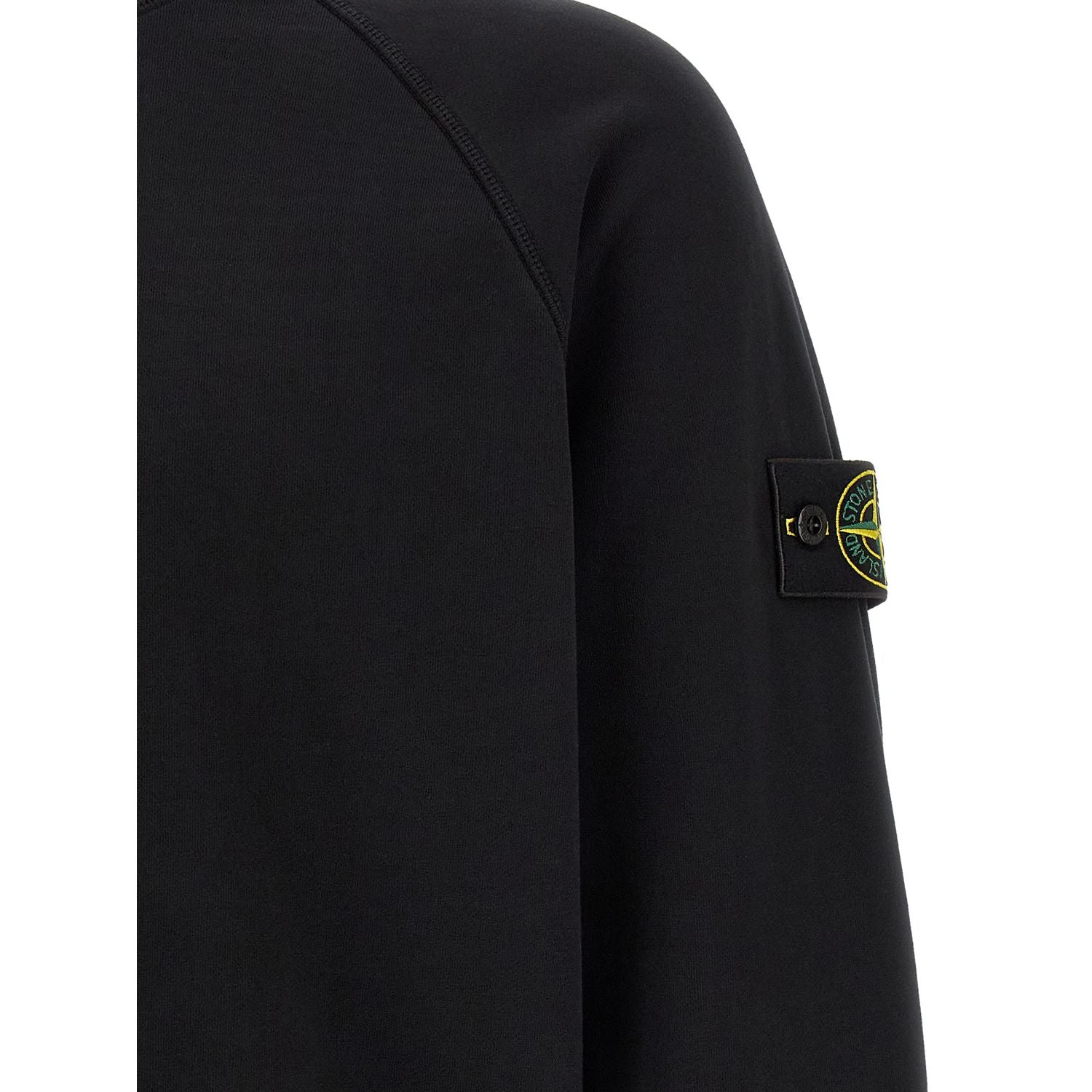 Stone Island Black Cotton Sweatshirt