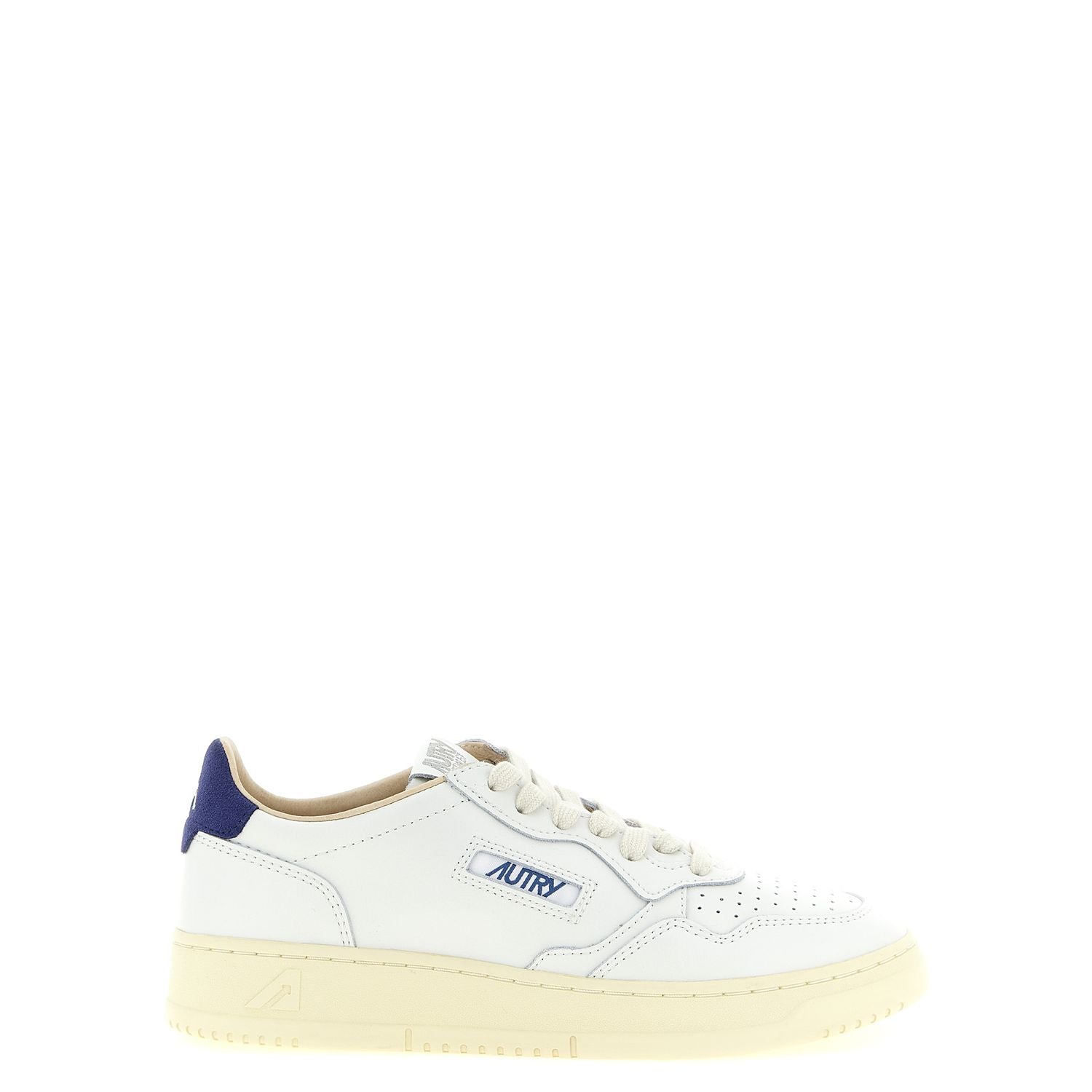 Autry Blue Cowhide Athletic Sneakers