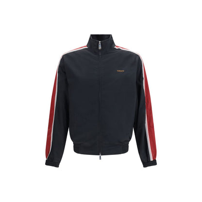 Versace Black Polyamide Bomber
