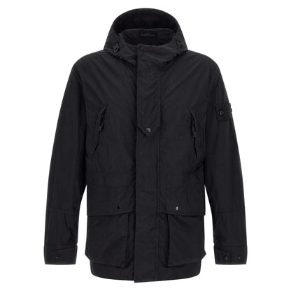 Stone Island Black Polyamide Shell Jacket