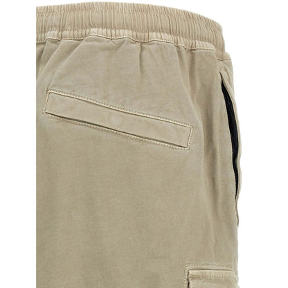 Stone Island Beige Cotton Cargo Pants