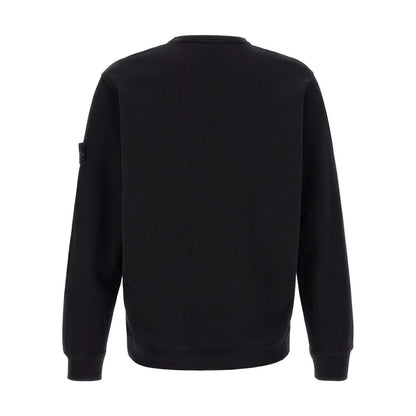 Stone Island Black Cotton Sweatshirt
