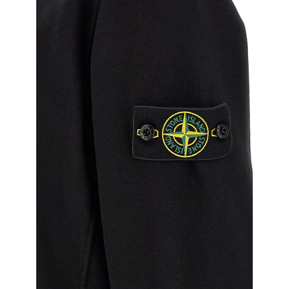 Stone Island Black Cotton Sweatshirt