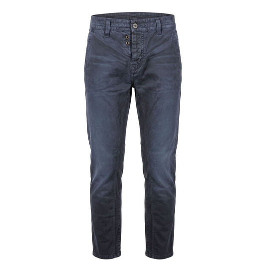 Trussardi Jeans Blue Cotton Men Pant