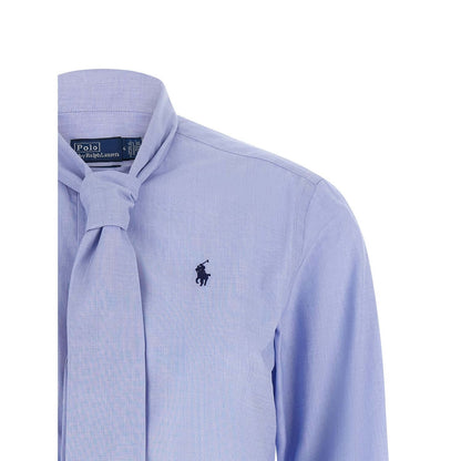 Polo Ralph Lauren Blue Cotton Blouse