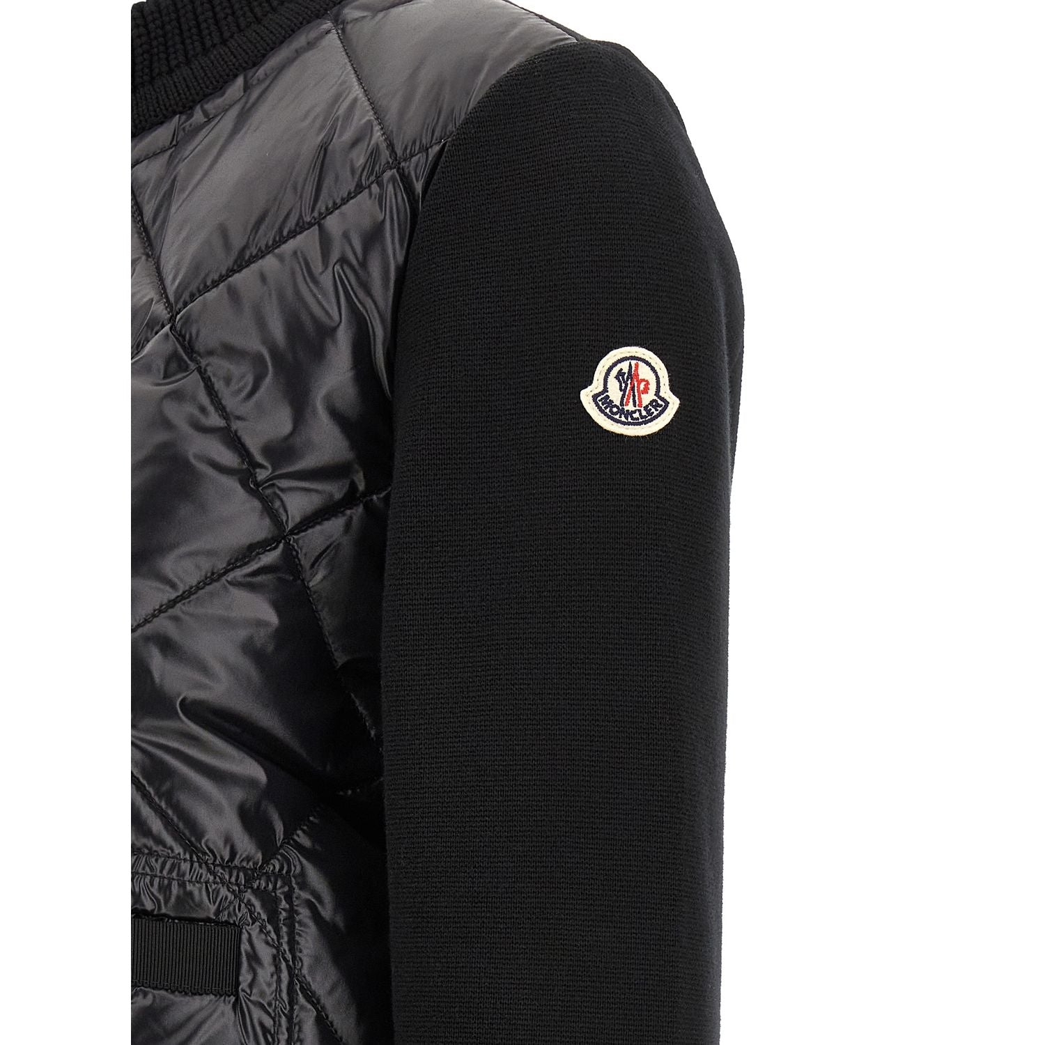 Moncler Black Polyamide Cardigan