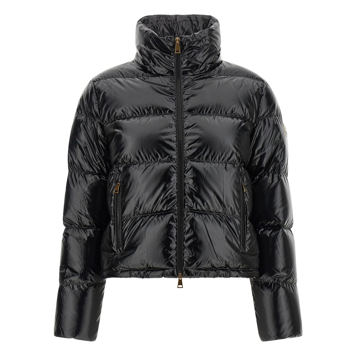 Moncler Black Polyamide Full-Length Jacket