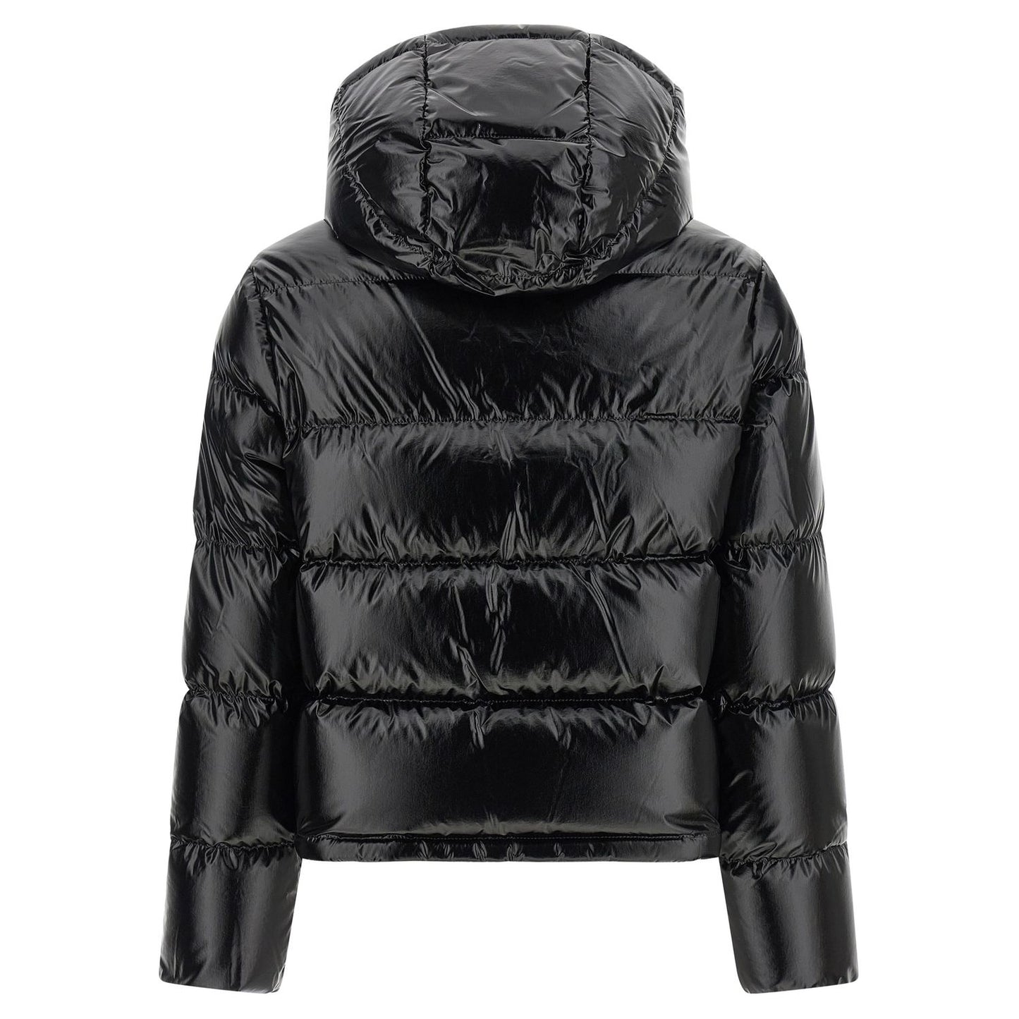 Moncler Black Polyamide Full-Length Jacket