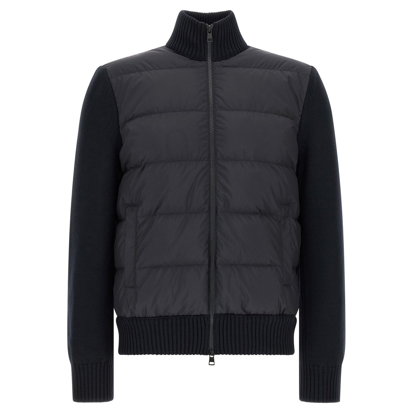 Moncler Blue Polyester Cardigan