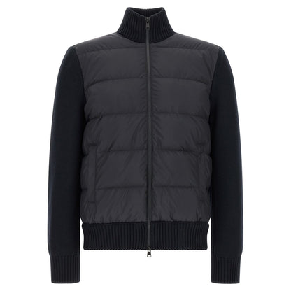 Moncler Blue Polyester Cardigan
