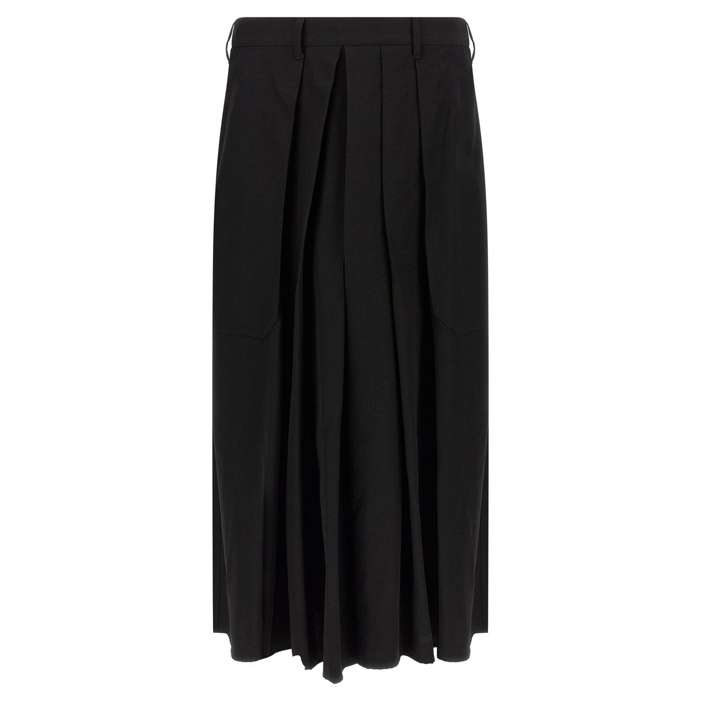 Yohji Yamamoto Black Wool Casual Pants