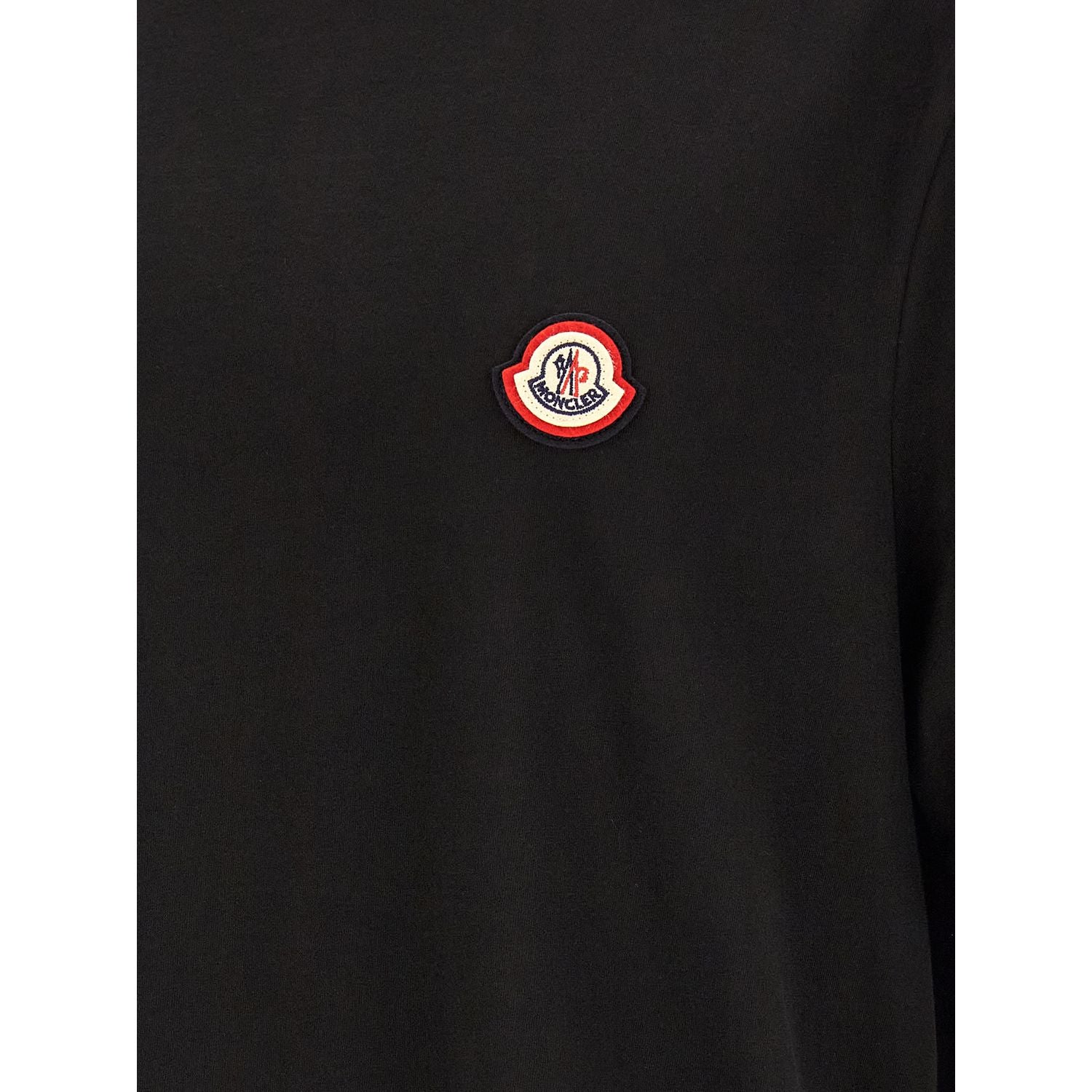 Moncler Black Cotton T-Shirt