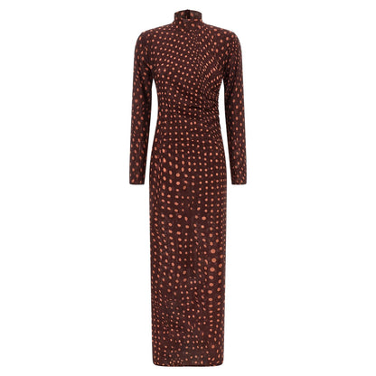 Stella McCartney Bordeaux Polyamide Long Dress