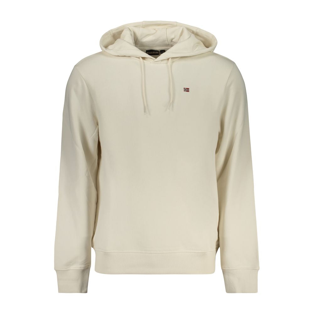 Napapijri White Cotton Men's Sweatshirt