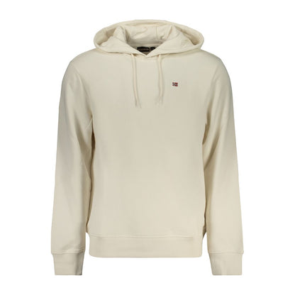 Napapijri White Cotton Men's Sweatshirt