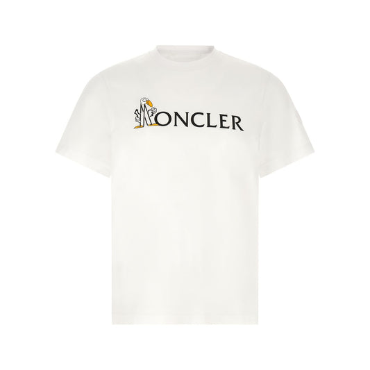 Moncler White Cotton T-Shirt