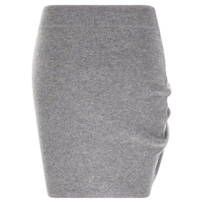 Giuseppe Di Morabito Gray Virgin Wool Long Skirt