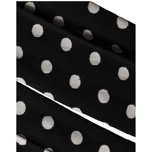 Dolce & Gabbana Black Polka Dot Fishnet Pantyhose Stockings Socks