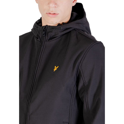Lyle & Scott Black Polyester Parka