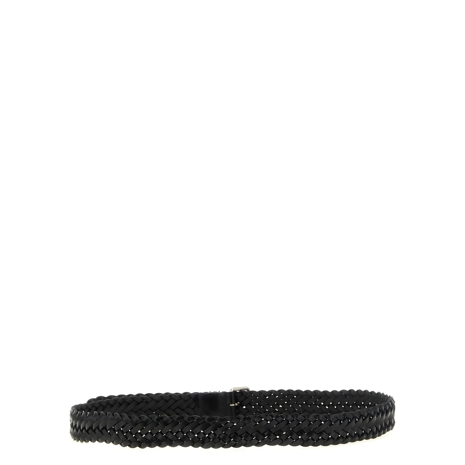 Saint Laurent Black Calfskin Regular Belt