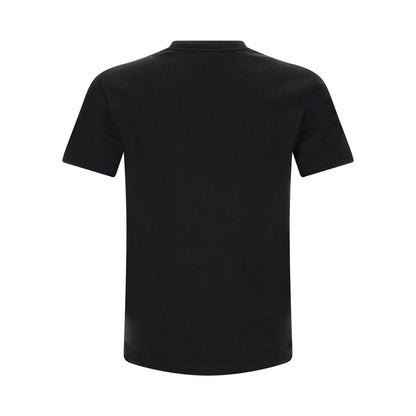 Saint Laurent Black Cotton T-Shirt