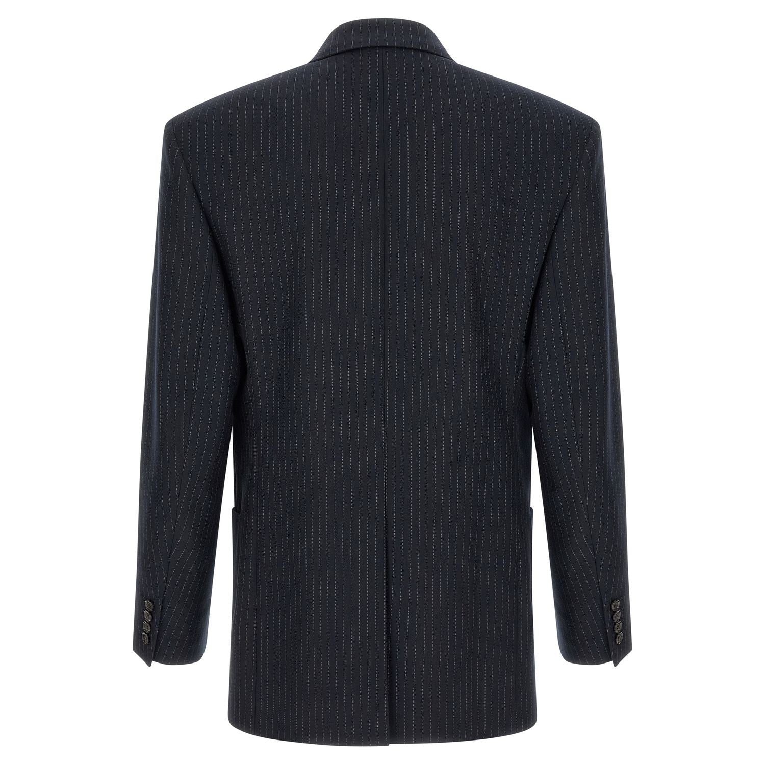Saint Laurent Blue Wool Blazer