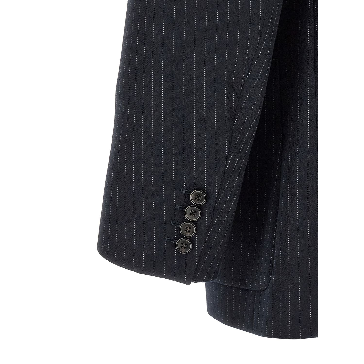 Saint Laurent Blue Wool Blazer