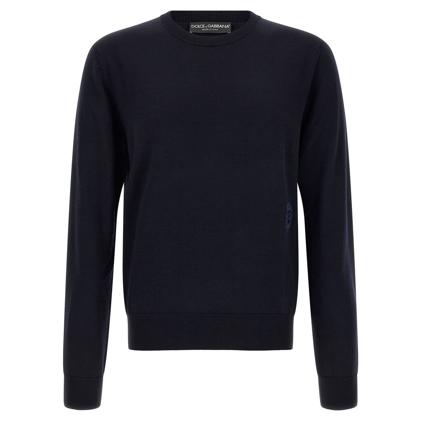Dolce & Gabbana Blue Virgin Wool Cardigan