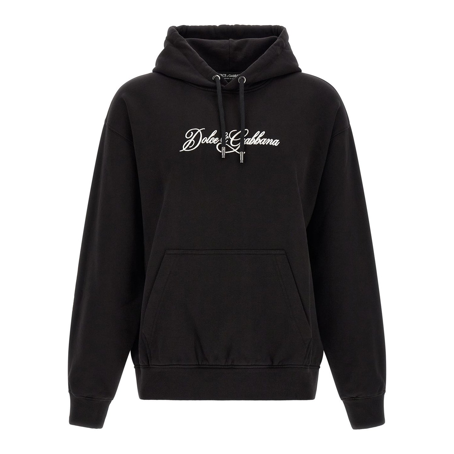 Dolce & Gabbana Black Cotton Sweatshirt