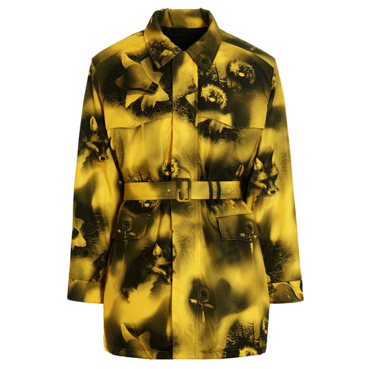 Prada Bicolor Polyamide Parka