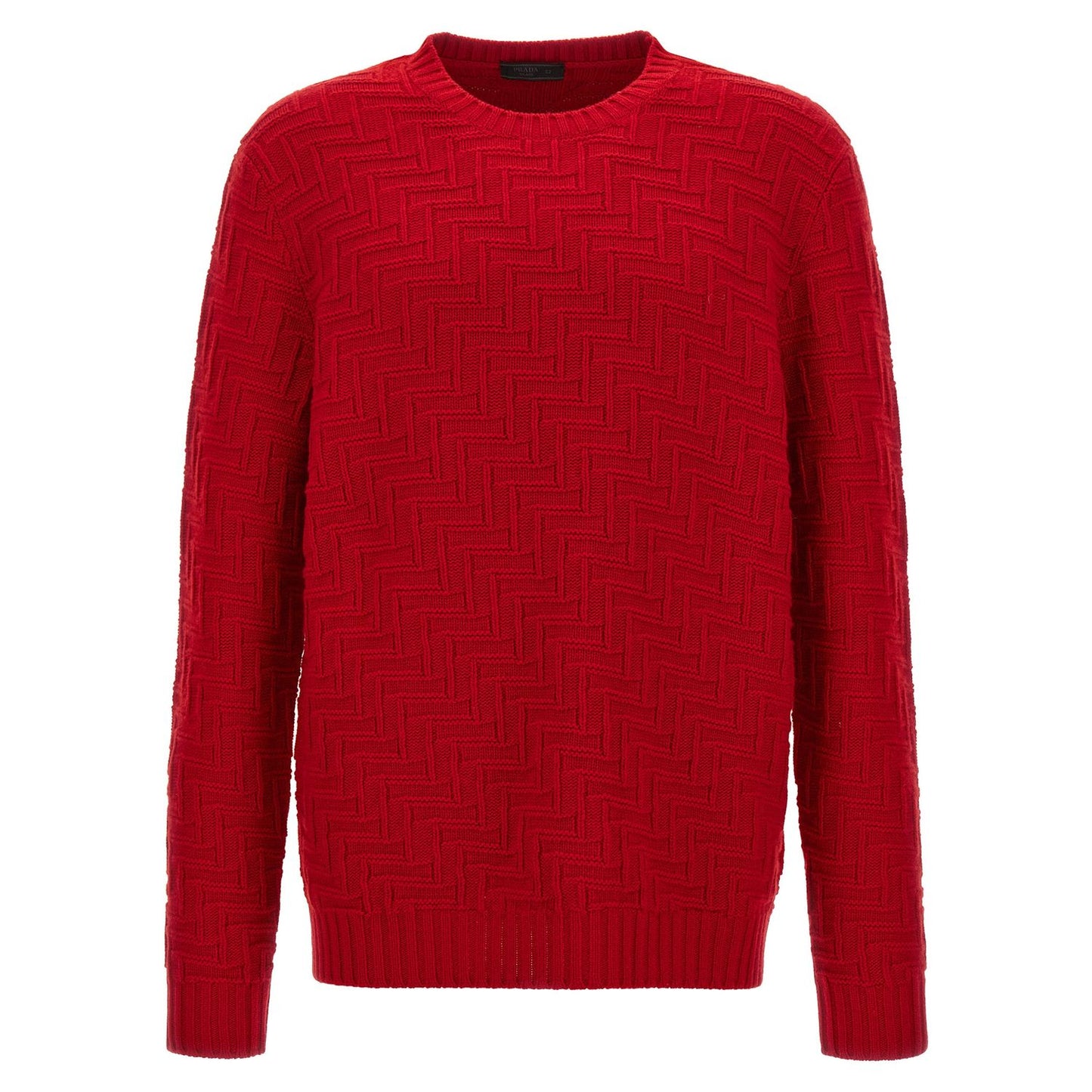 Prada Multicolor Virgin Wool Cardigan