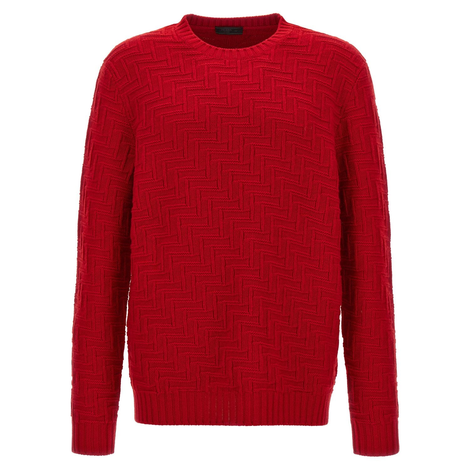 Prada Multicolor Virgin Wool Cardigan