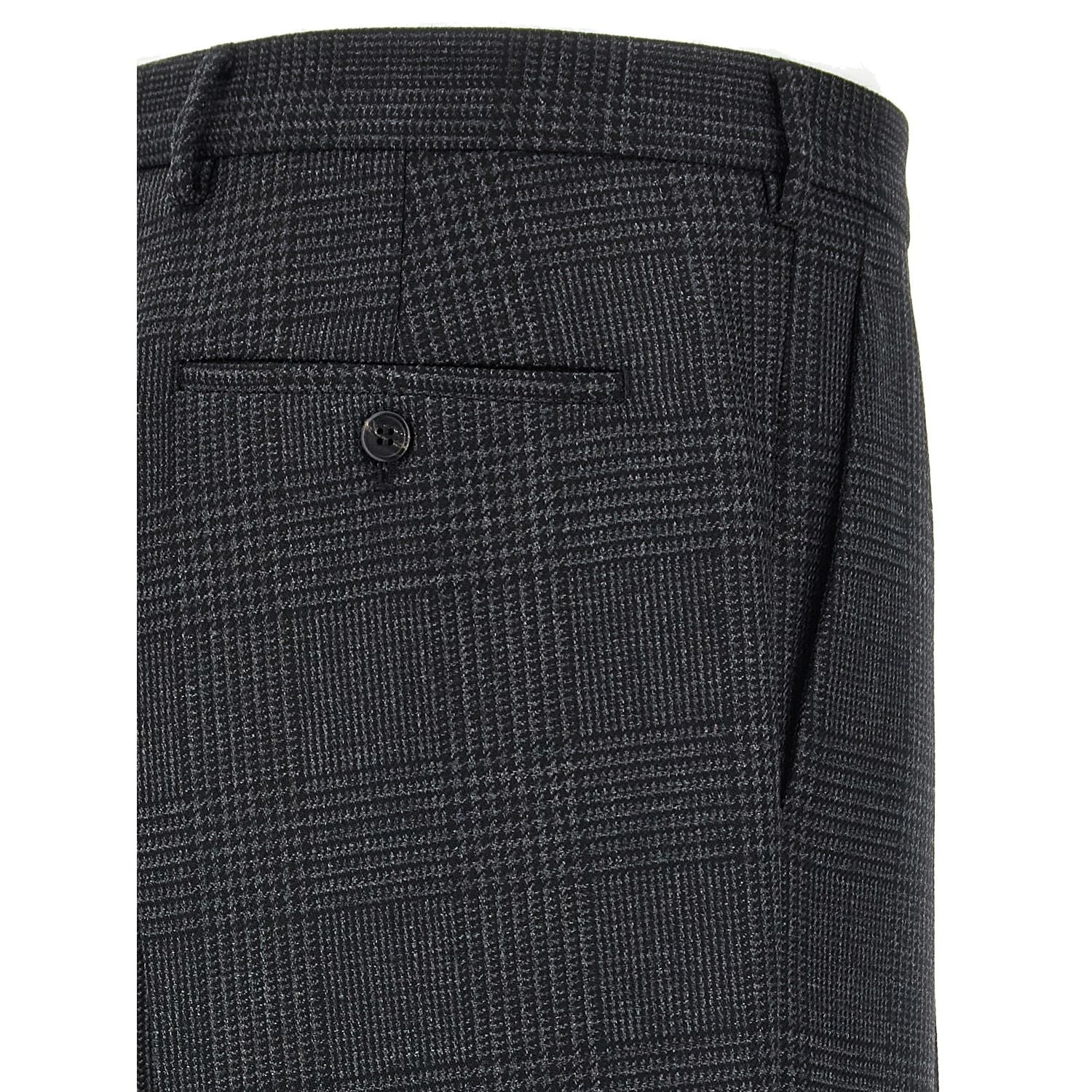 Prada Gray Virgin Wool Dress Pants