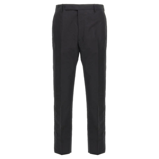 Prada Black Cotton Dress Pants