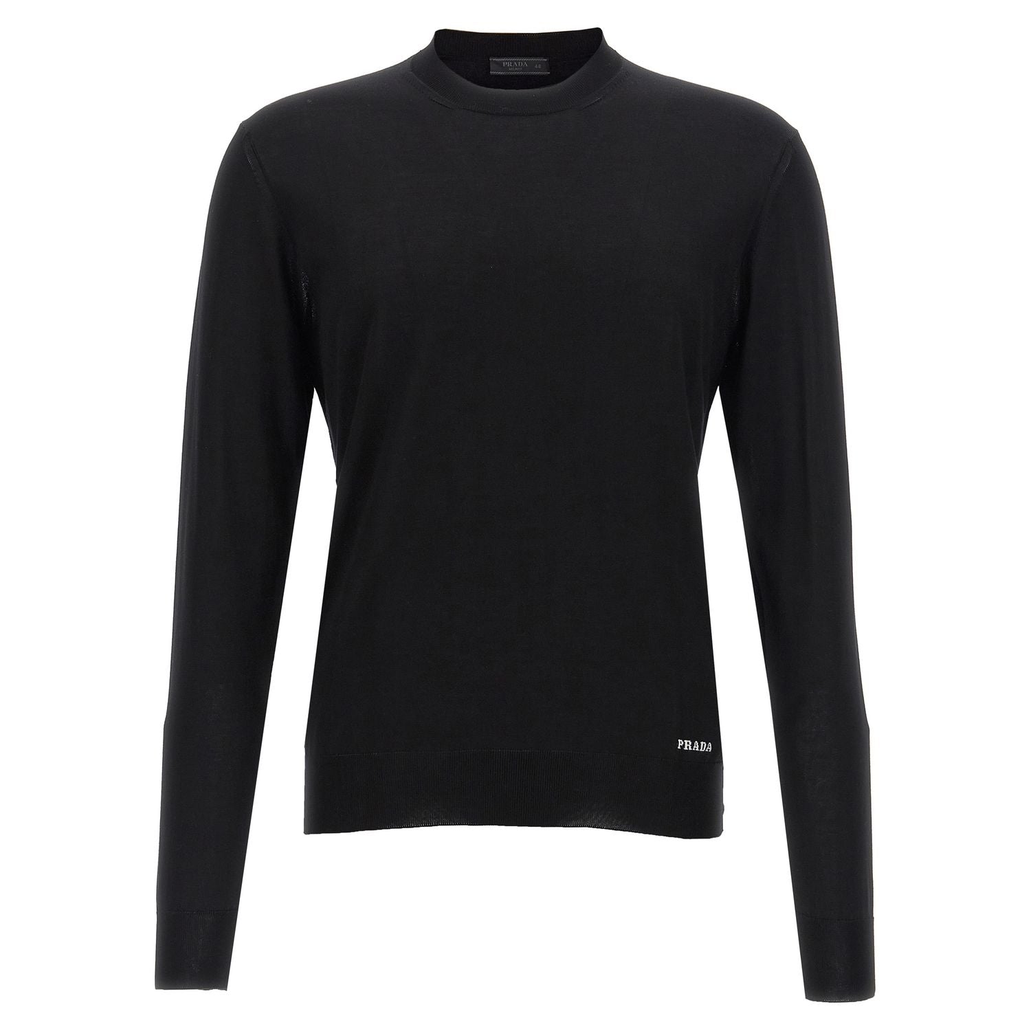Prada Black Silk Cardigan