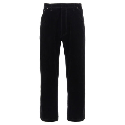 Prada Black Cotton Casual Pants