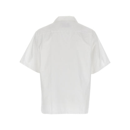 Prada White Cotton Blouse