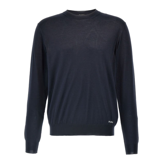 Prada Blue Silk Cardigan