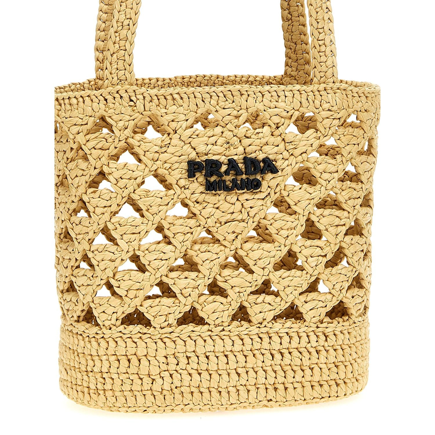 Prada Beige Viscose Handbag