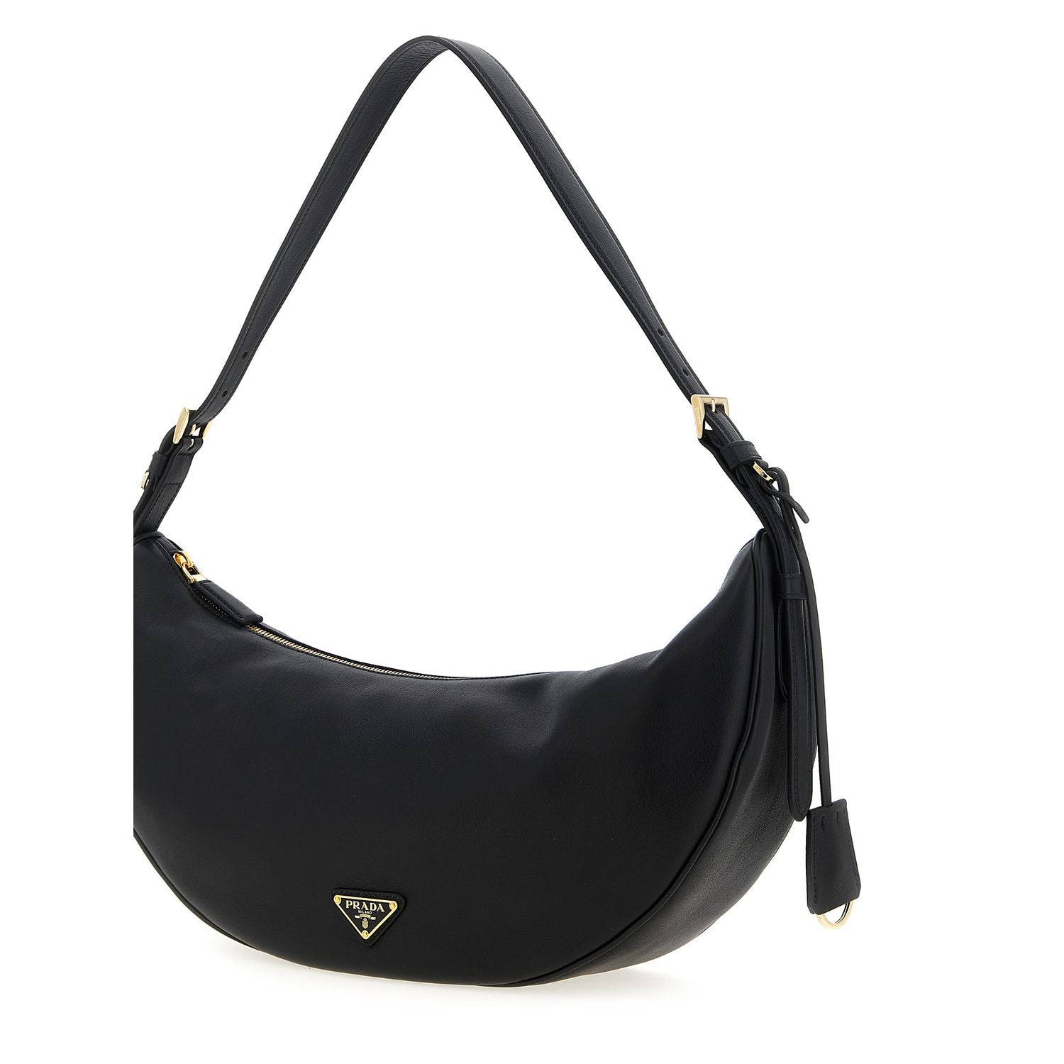 Prada Black Calfskin Shoulder Bag