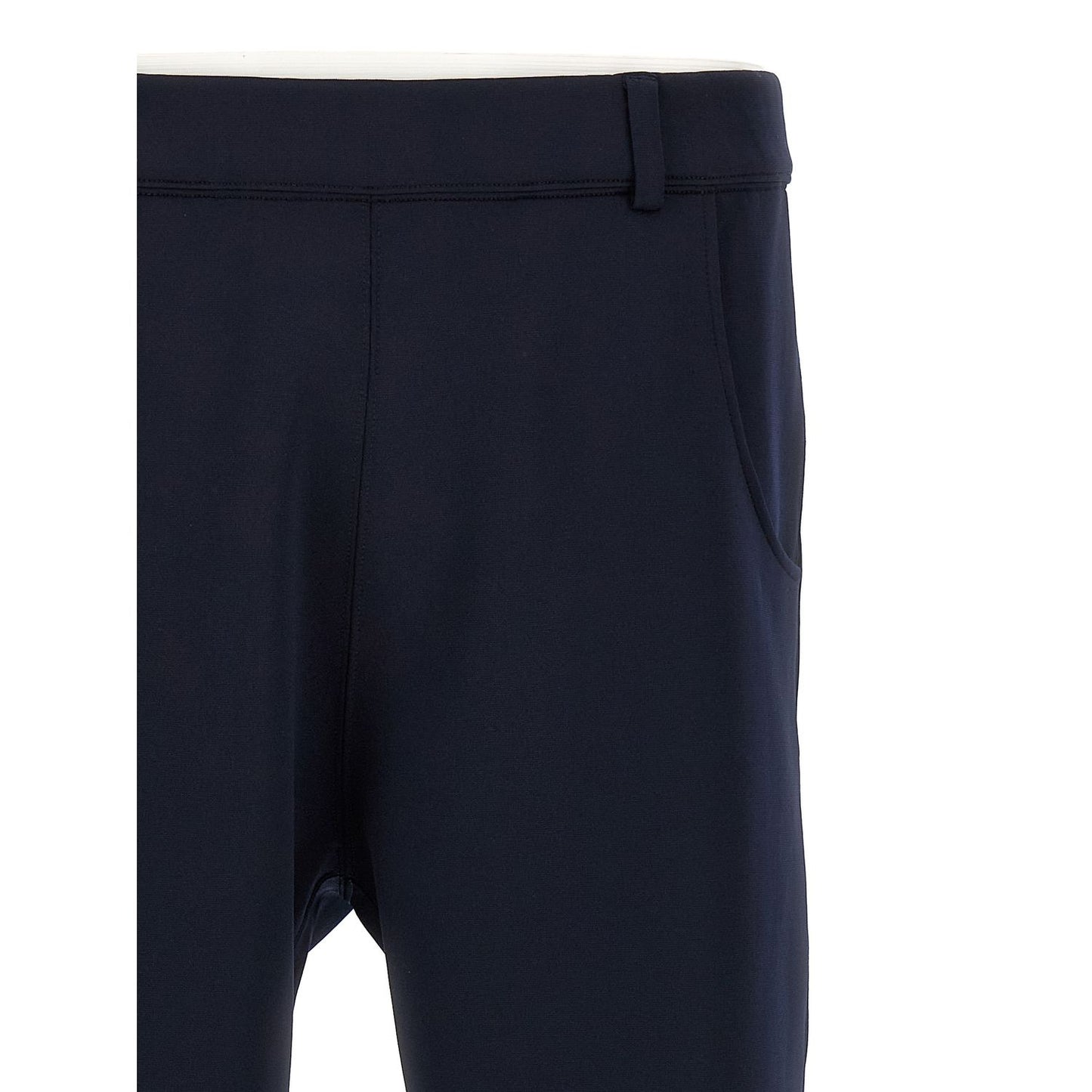 Prada Blue Polyester Casual Pants