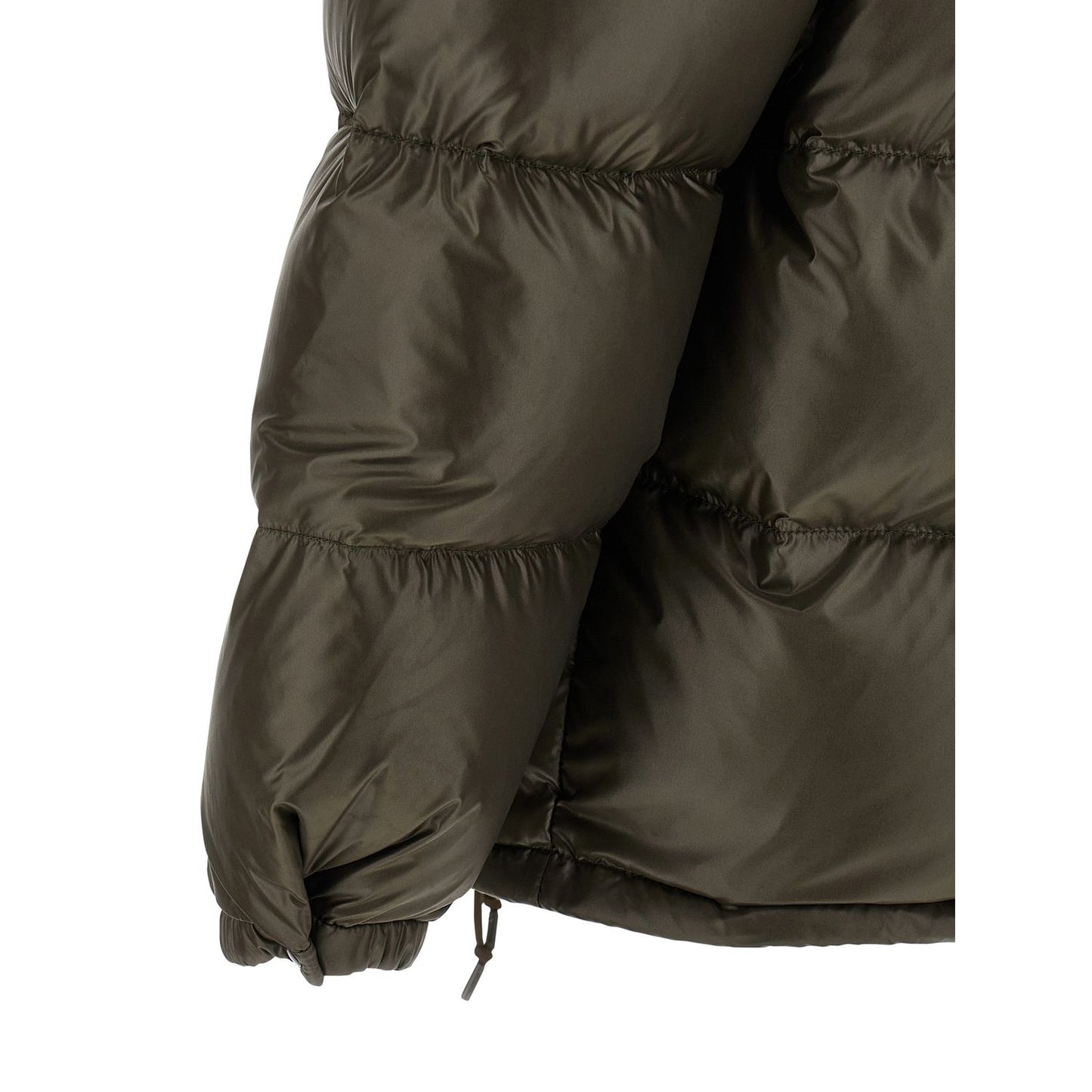Prada Gray Recycled Polyamide Full-Length Jacket