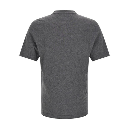 Brunello Cucinelli Gray Cotton T-Shirt