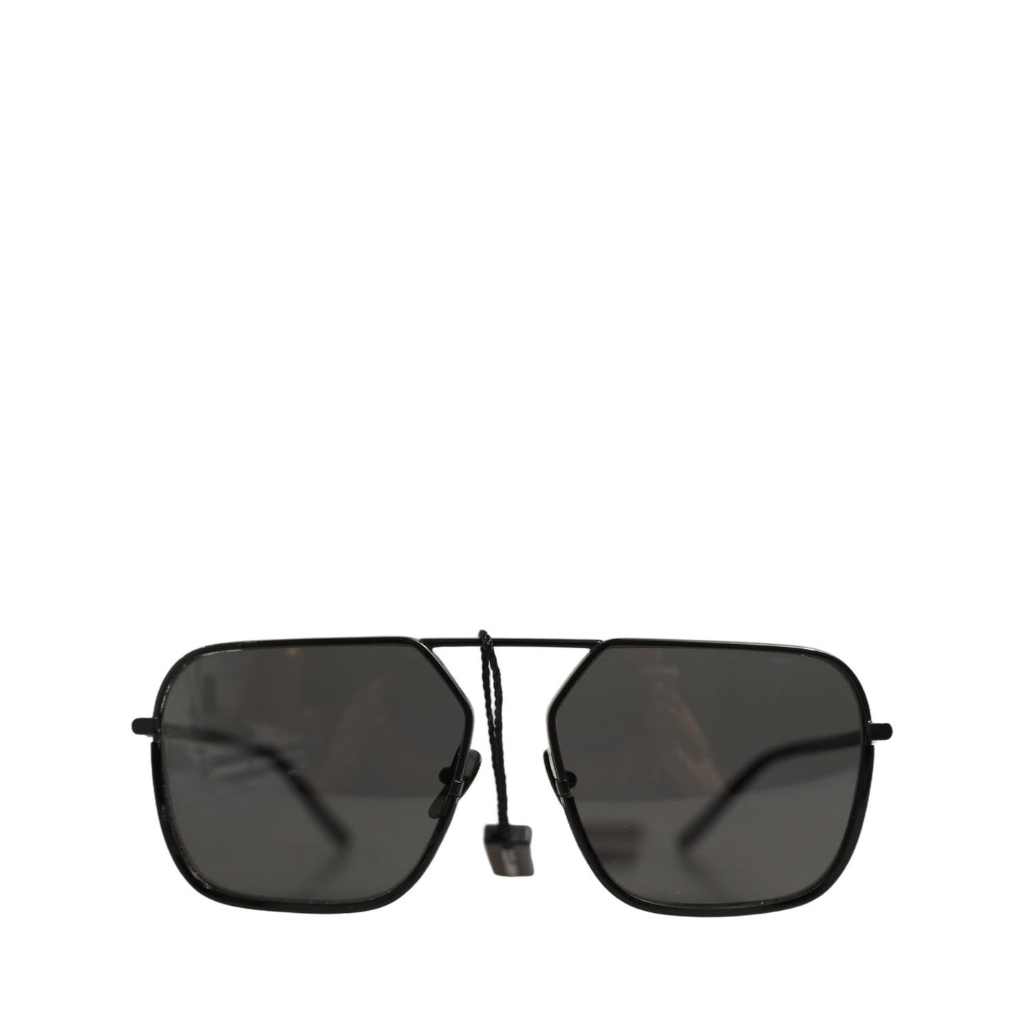 Dolce & Gabbana Black DG2193J Rectangular Metal Frame Eyewear Sunglasses