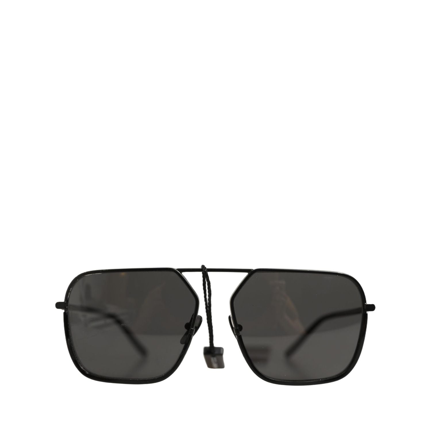 Dolce & Gabbana Black DG2193J Rectangular Metal Frame Eyewear Sunglasses